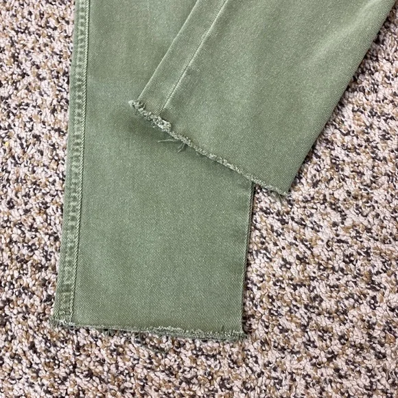FP We the Free Olive Green Skinny Jeans
